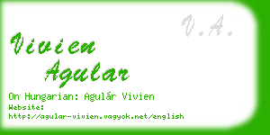 vivien agular business card
